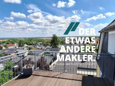 Provisionsfrei für Käufer: stilvolle Maisonette-Wohnung mit Dachterrasse und Weitblick!