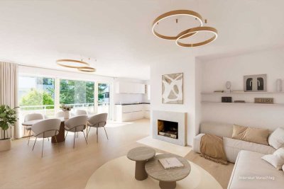 Eleganz, Komfort und Natur. Stilvolle Wohnung im Grünen.