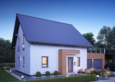 Projektiertes Einfamilienhaus mit Doppelgarage