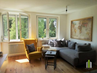 Moderne, hochwertig sanierte 3 Zimmer Wohnung mit verglaster Loggia, Keller und Garagenplatz