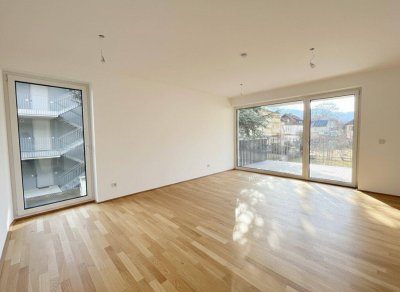 2-Zimmer-Neubau mit Nordkettenblick im grünen Pradl