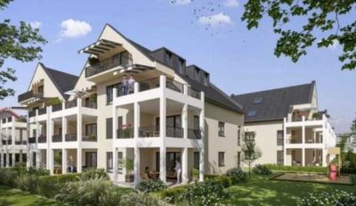 Neubau Erstbezug, 3-Zimmer-Wohnung mit Balkon in Mühlheim - Lämmerspiel