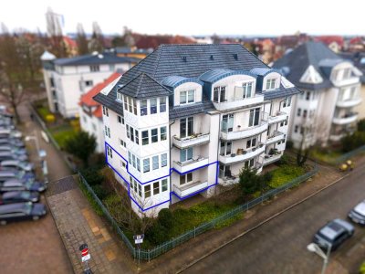RESERVIERT! Bezugsfreie 3-Zimmer-Wohnung mit Aufzug und Tiefgarage im Rostocker Bahnhofsviertel