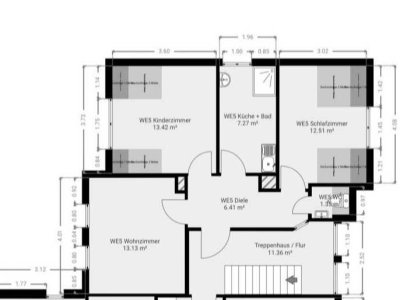 Mitbewohner/In für 3- Zi.-Whg in BK Stadtmitte