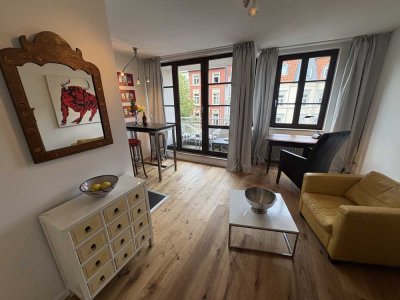 Single Apartment 30qm schick möbliert mit Garage zwischen Markt und Klinikum.