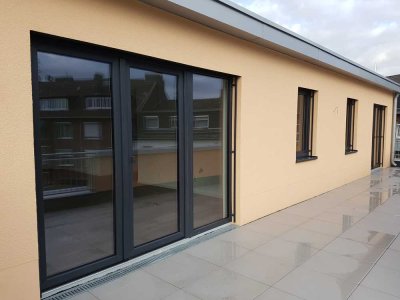 Penthouse mit 3 Zimmern und Terrasse in Würselen