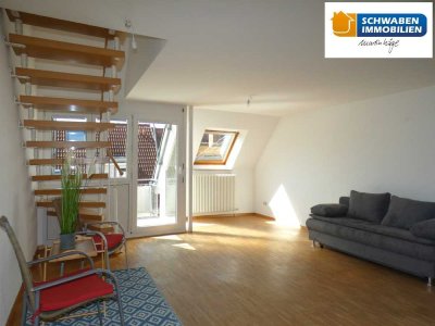 ZENTRAL & RUHIG: 3-Zimmer-Maisonettewohnung mit Südbalkon und TG-Stellplatz in Langenau zu verkaufen