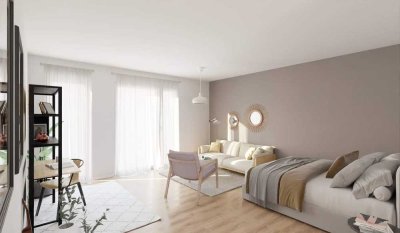 Helle barrierefreie Wohnung mit Balkon im Dachgeschoss