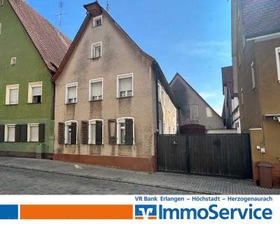Stadthaus mit Ensembleschutz in der Hersbrucker Altstadt