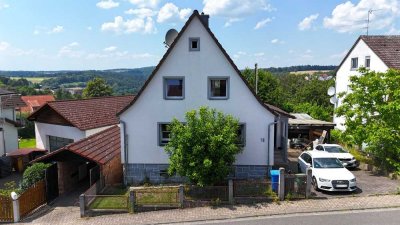 PREISREDUZIERUNG! - Freistehendes Einfamilienhaus mit kleinem Garten in Lützelbach zu verkaufen!