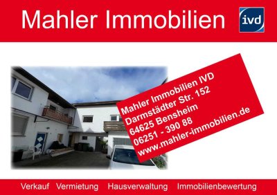 Hofensemble mit Potential – Objekt mit zwei Wohnungen und Gewerbeeinheit in Bensheim-Fehlheim