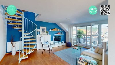 Großzügig – Hochwertig – Zentrumsnah: 4,5-Zi-Maisonettewohnung & TG-Stellplatz in Ettlingen-Stadt