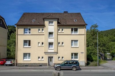 Modernisierte 2-Zimmer-Wohnung mit Balkon und neuem Bad in Lüdenscheid Brügge!