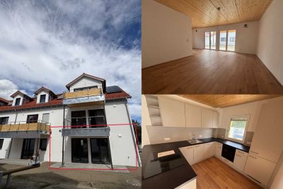 - ERSTBEZUG - HOCHWERTIGE 3-ZIMMER-NEUBAUWOHNUNG  MIT GARTEN IN VILSHEIM