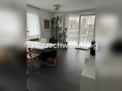 Tauschwohnung: Offene Maissonette-Wohnung in Gonsenheim mit Garten