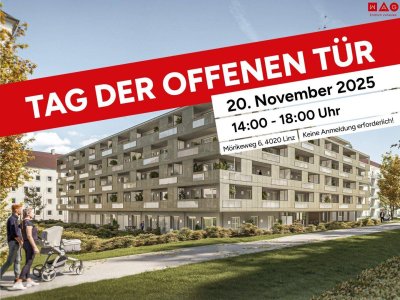 105 m² Dachterrasse für Ihr Leben im Freien – barrierefreie Komfortwohnung mit grünem Energiekonzept
