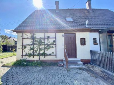 **Siedlerhäuschen inklusive Anbau und großzügigem Garten mit Südausrichtung in Bärenkeller zu kaufen
