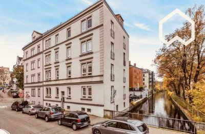 Kapitalanlage 4,7%-BMR: Wunderschöne, frisch sanierte und voll möblierte 2-Zi.Wohnung am Senkelbach!