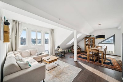 Exklusive Dachgeschoss-Maisonette mit großer Dachterrasse und Schönbrunn-Blick