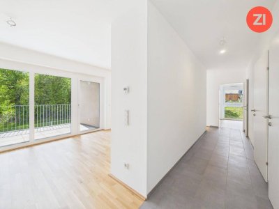 Geförderte 2-Zimmer-Wohnung mit Tiefgaragenparkplatz und Loggia in Gallspach. Erstbezug!