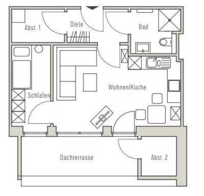 Sicher & sorglos wohnen mitten in Winsen – Erstbezug: Senioren-Singlewohnung mit Konzept & Komfort