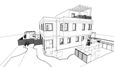 Architekten-Doppelhaus in ruhiger, elbnaher Villenlage in Dresden-Kleinzschachwitz
