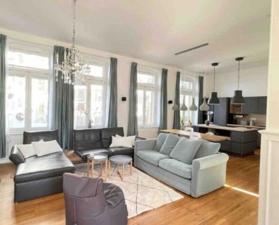 1A LAGE SIEGBURG-ZENTRUM  MÖBLIERTES LUXUS APPARTEMENT/ca.4m DECKENHÖHE/ca.100m ICE-HAUPBAHNHOF
