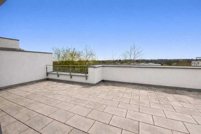 Großzügiges Penthouse mit Dachterrasse, Aufzug und Garage – Wiesbaden