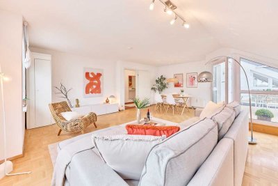Großzügige 4-Zimmer-Dachgeschosswohnung mit drei Balkonen