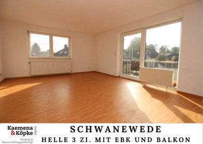 Helle 3 Zi. Wohnung mit EBK und Balkon in Schwanwede