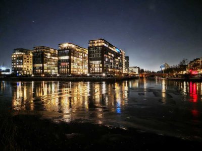 Barrierefreie 2-Zimmer-Garten-Wohnung mit Wasserblick, EBK, Fußbodenheizung, Lift und TG.!