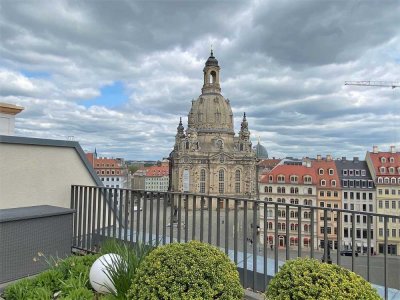 Traumhaftes Apartement an der Frauenkirche mit EBK, Gemeinschaftsterrasse und Fitness