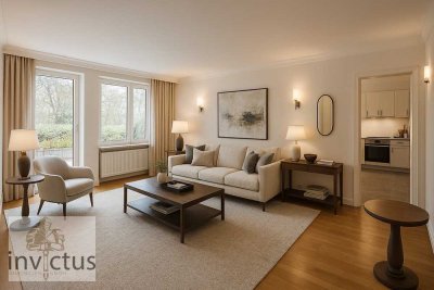 Wohnen und entspannen: 4-Zimmer-Wohnung mit Garten, XL-Terrasse und Garage/Stellplatz