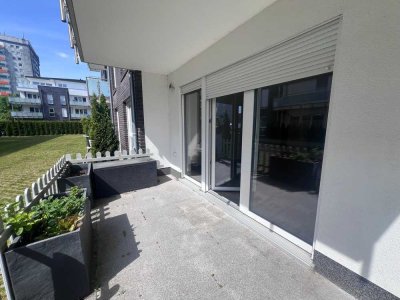 Moderne 2-Zimmer Erdgeschosswohnung mit großer Terrasse