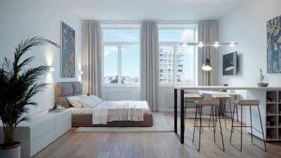 Erstbezug mit Einbauküche: Luxuriöse 1-Zimmer-Wohnung in Karlsruhe Hofgarten Karree