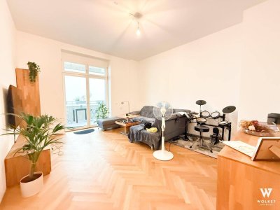 Klassischer Altbau trifft modernen Luxus – Helle kernsanierte 2-Zimmer-Wohnung mit Balkon &amp; Tiefgarage in bester Lage von Margareten