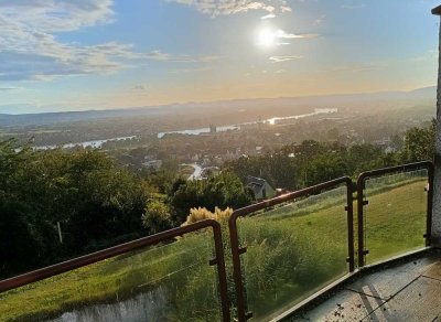 Maisonette Wohnung mit wunderschönem Rheintalblick