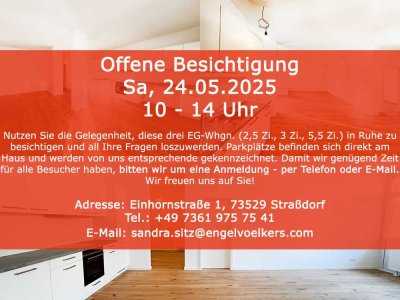 OFFENE Besichtigung: Rundum saniert & stilvoll modernisiert: 5,5-Zi. EG-Whg. mit Wohlfühlambiente...
