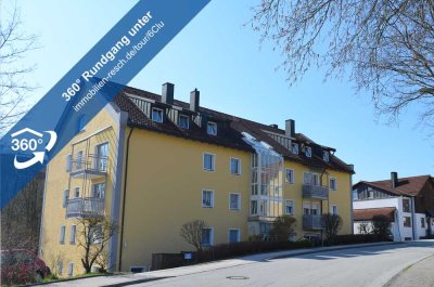 Praktische Singlewohnung in ruhiger Stadtlage! 
mit Tageslichtbad, heller Küche und Balkon