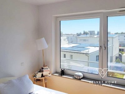 Moderne, schöne 2 ZKB Wohnung mit Südbalkon inkl. Garagen-SP - gute Pendlerlage nahe Bf in Mering