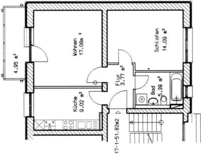 Hübsche 2-Raumwohnung im Erdgeschoss