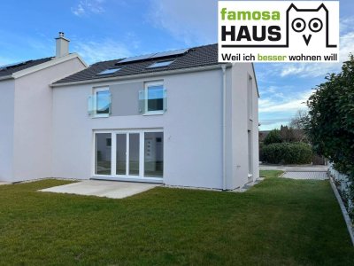 Tag der offenen Tür am 2.11.2025! Energiesparhaus mit 4 Zimmern, Vollunterkellerung und Eigengrund samt 2 Parkplätzen.