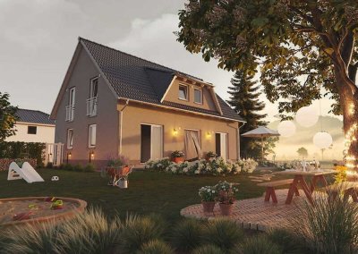 Landhaus 142 massiv gebaut, Preis inkl. Grundstück