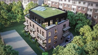 Exklusive 2-Raum-Wohnung mit gehobener Innenausstattung mit Balkon und EBK in Hamburg Bramfeld