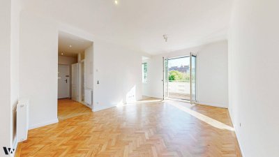 BALKONTRAUM BEI DER HOHEN WARTE | HOCHWERTIG SANIERTE 2-ZIMMERWOHNUNG