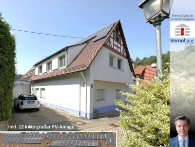 2-3-Fam.haus in ruhiger Lage plus Nebenflächen für Werkstatt/Hobby/Lager od. Gewerbe in Gaggenau-Mb.