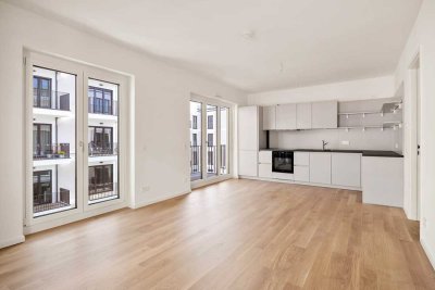 Neubauwohnung | hochwertige EBK + Balkon | ruhig & zentral