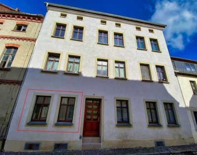 Schöne 1-Zi.-Wohnung EG, Innenstadt von Torgau, ruhige Lage