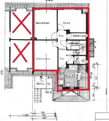 Sanierte 3,5-Zimmer Maisonette Wohnung 2.OG GE- Ückendorf