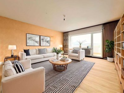 OBEN LEBEN, WEIT BLICKEN � Charmante 3-Zimmer-Wohnung mit Ausbaupotenzial in Rodgau!